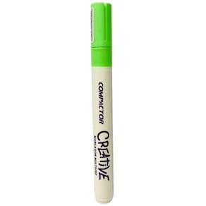 Marcador Multiuso Creative 4Mm Verde Neon Compactor 2897069