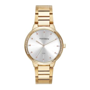 Relogio Mondaine Feminino Ref: 32681lpmvde1 Casual Dourado