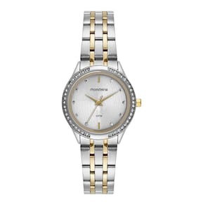 Relogio Mondaine Feminino Ref: 32858lpmvbe2 Clássico Bicolor