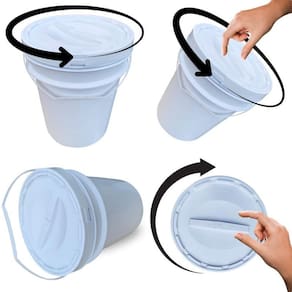 Balde Tampa De Rosquear Para Tinta - Kit 4 Pçs
