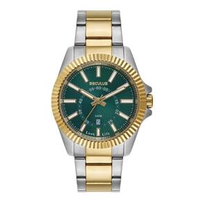 Relógio Seculus Masculino Ref: 44264Gpsvba3 Casual Bicolor