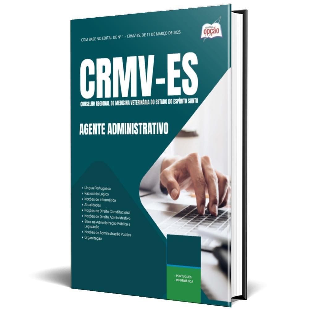 Apostila Crmv Es 2025 - Agente Administrativo