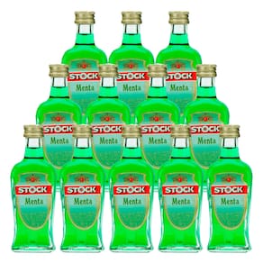 Miniatura Licor Creme de Menta Stock 50ml 50ml 12 Unidades