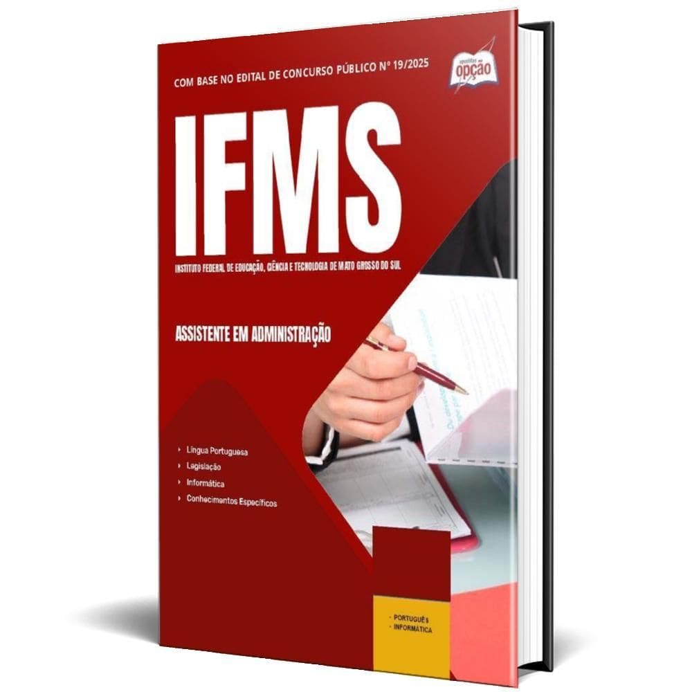 Apostila Ifms 2025 - Assistente Em Administração