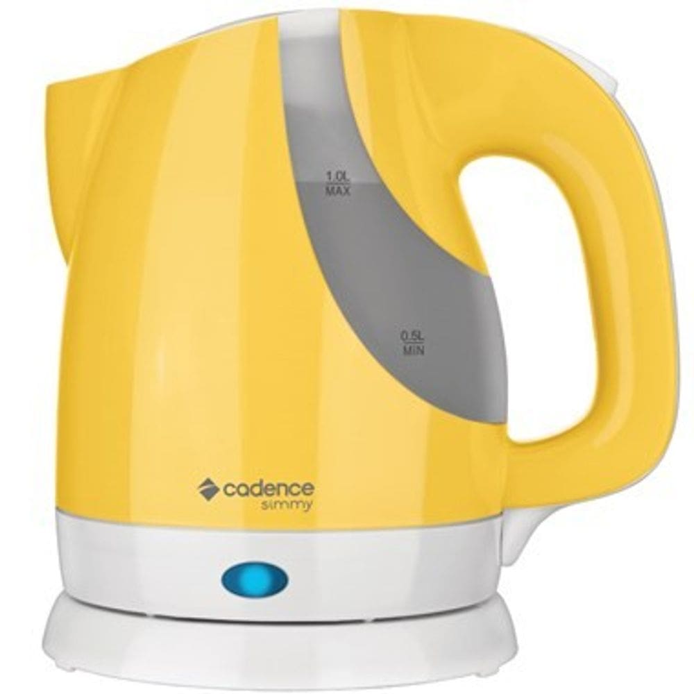 CHALEIRA ELETRICA CADENCE 1100W 1 LITRO amarelo 220V