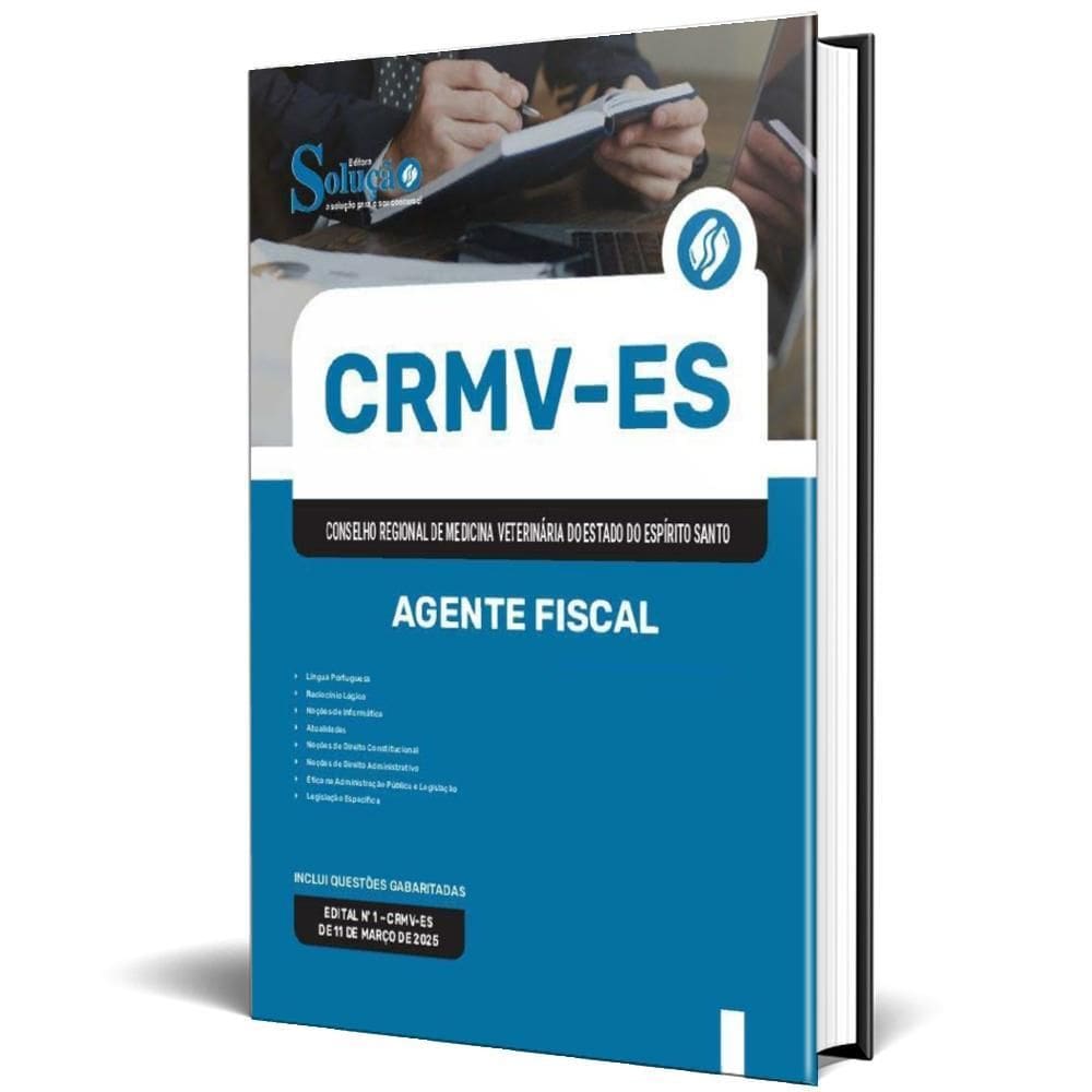 Apostila Concurso Crmv Es 2025 - Agente Fiscal