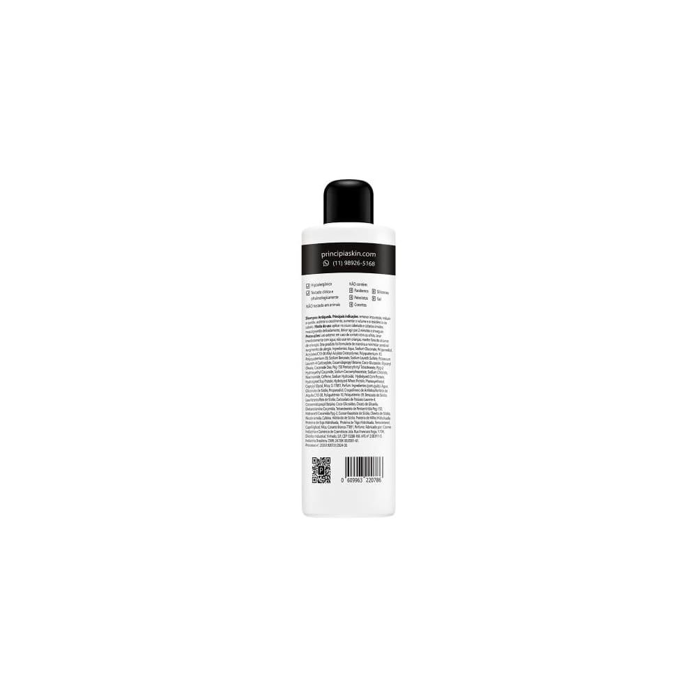 AQ01 Shampoo Antiqueda 250ml - Princípia