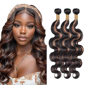 Pacotes de cabelo BillTiiww Highlight PB130 Body Wave 45-55cm