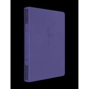 Bíblia NVT - Slim - Letra Grande - Lilás, Luxo Couro Sintético - Habilitada Para Filament