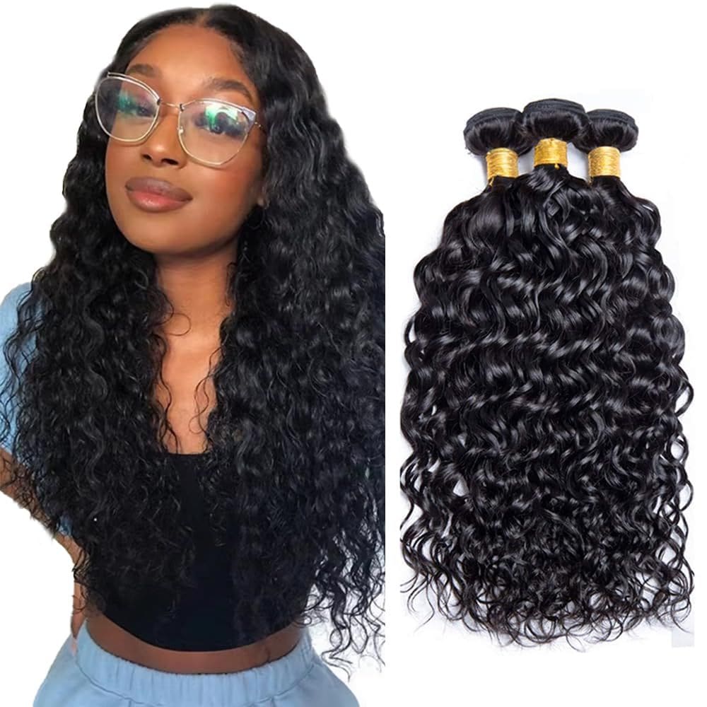 Pacotes de cabelo DiexRlamx Water Wave 100% Peruvian Virgin Remy