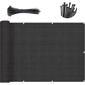 Tela de privacidade para varanda SUNNY GUARD Black 90% Shade 1x10m