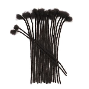 Dreadlock Extensions IIFLYDSFA 18 polegadas e 20 fios de cabelo humano