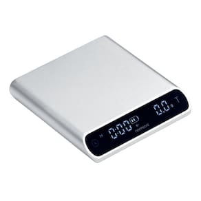 Balança de café Normcore V3 Barista com temporizador 0,1 g-2 kg de prata