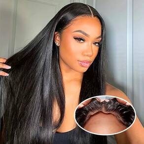 Peruca SOPSFR Wear and Go sem cola Brazilian Straight 60 cm 180%