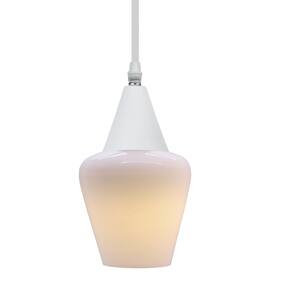 Lustre Pendente Taschibra Monalisa Branco Leitoso E27 Bivolt Branco