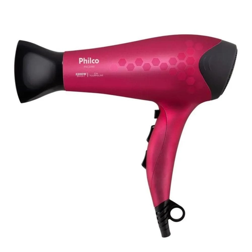 Secador De Cabelos Philco 2200W PSC2350 Íons Tourmaline