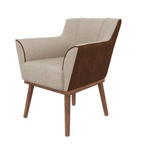 Poltrona Decorativa Dubai em Linho Just Time