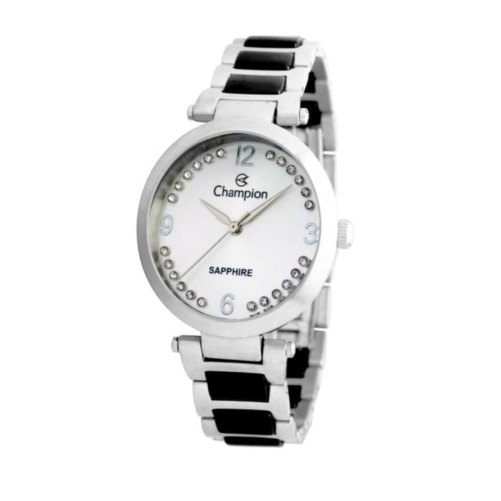 Relógio Champion Feminino Ref: Cs28530q Cerâmica Prateado