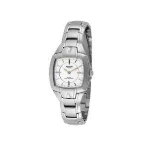 Relógio Magnum Feminino Ref: Ma28289q Retangular Prateado