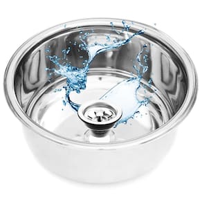 30x15 - Cuba Redonda de Inox para Consultórios Odontológicos