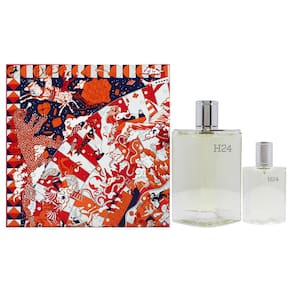 Perfume Hermes H24 para homens, spray EDT de 100 ml, conjunto de presente para 2 peças