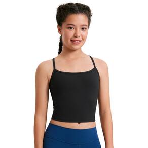 Camiseta regata CRZ YOGA Girl Butterluxe com forro duplo preto tamanho M