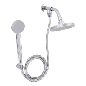 Ducha Parede Quadrada Cromada Eden Com Chuveirinho - Docol