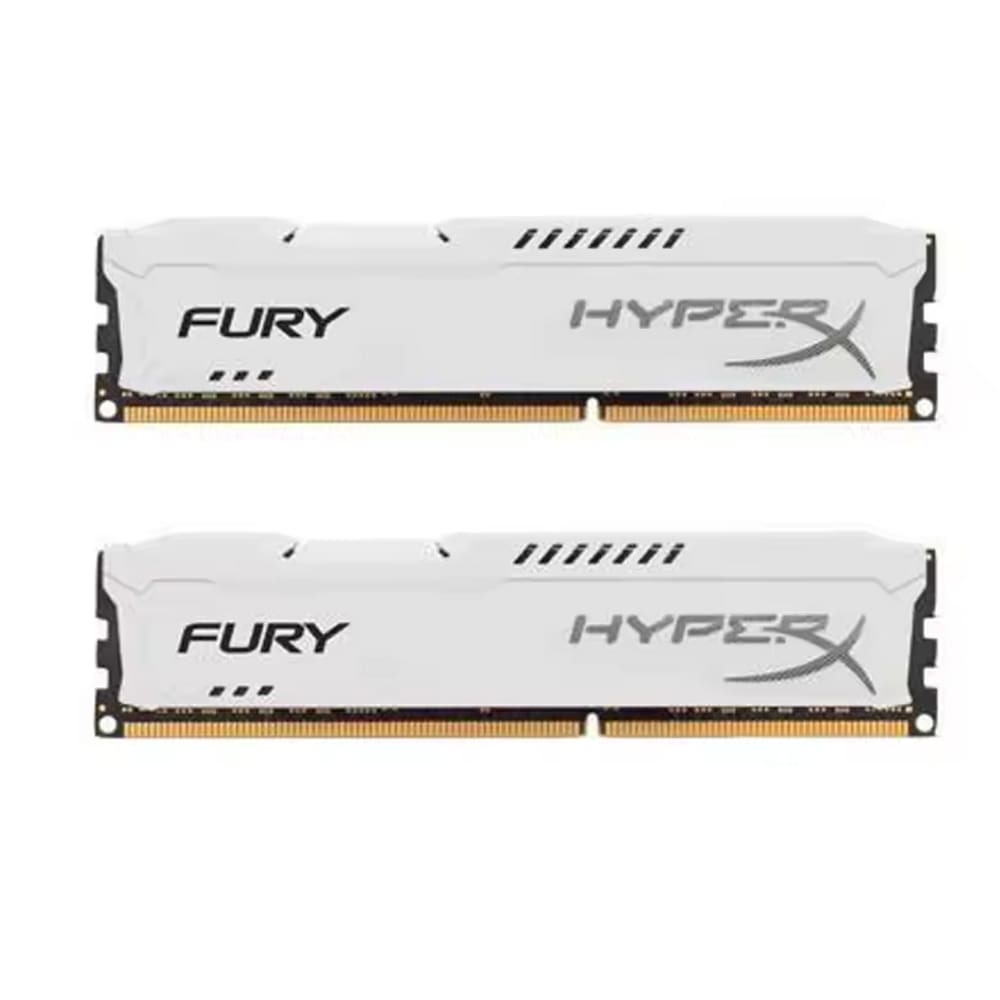 Memória Ram Fury Ddr3 16gb (2x8gb) 1600mhz 1.35v Branco