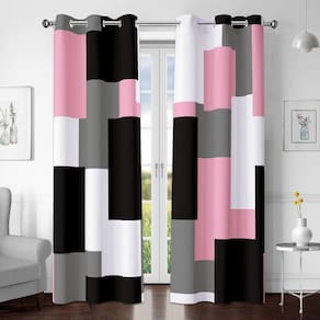 Cortinas Blackout Tyrot Pink 100% Blackout 160x160cm 2 painéis
