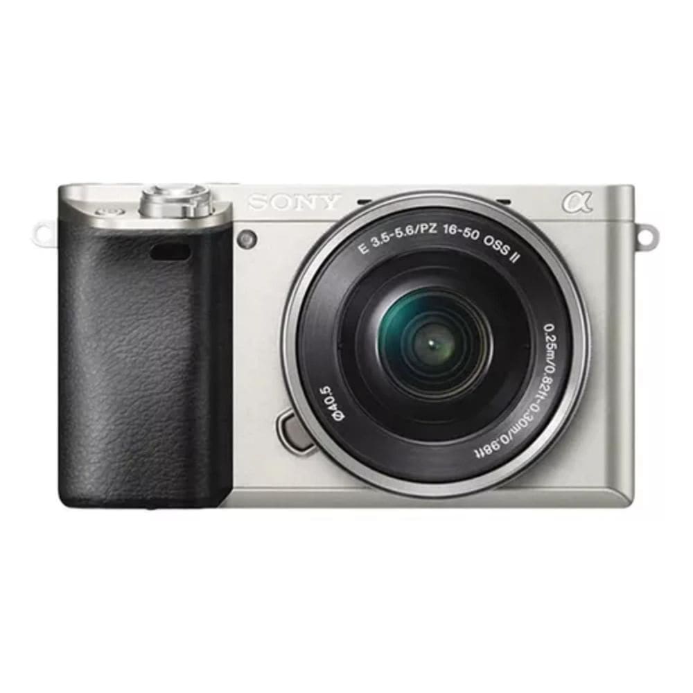 Câmera Sony A6400 Mirrorless Kit Com Lente 16-50Mm Ii Prata