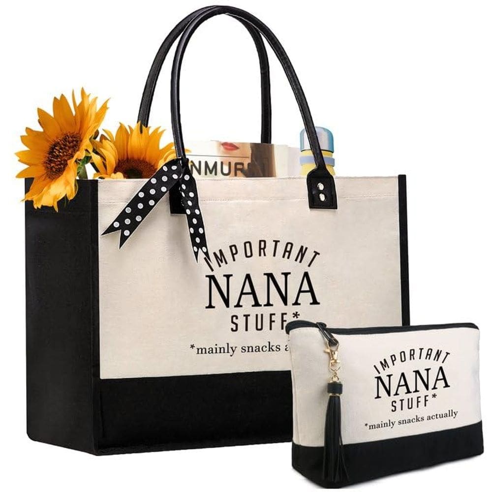 Sacola BeeGreen Grandma de grande capacidade 45 x 32 x 20 cm