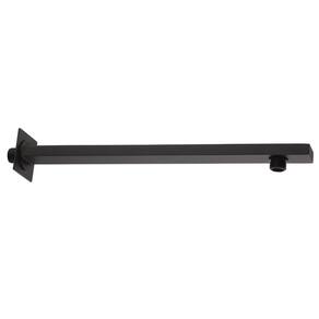 Haste Lexxa De Parede Para Ducha 40cm Black Matte Lx03b