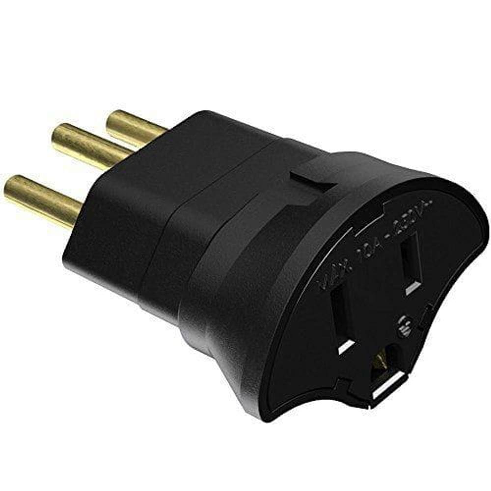 Adaptador Sms 64120 Plugue Padrao Antigo Para Tomada Padrao Novo [F083]