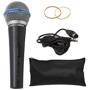 Microfone Dinâmico Com Fio Tk 58c Onyx [F097]