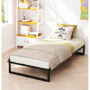 Cama De Solteiro Especial Aço Estilo Industrial Mobbili Cs-02