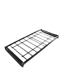 Cama Auxiliar De Solteiro Especial Aço Estilo Industrial Mobbili As-01