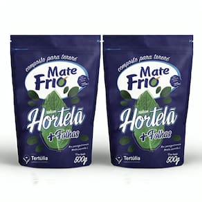 Tereré Mate Frio Hortelã Tertúlia 500g Kit com 2