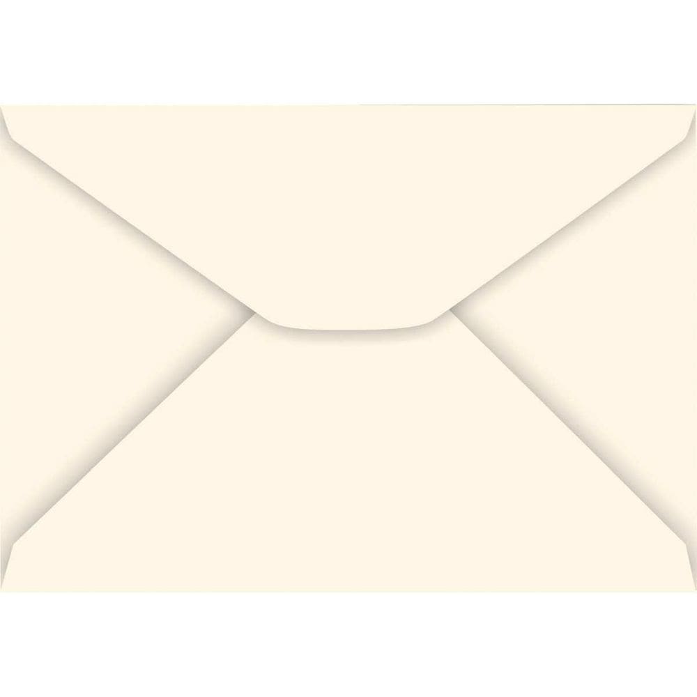 Envelope Carta Colorido 114X162Mm Creme 85G