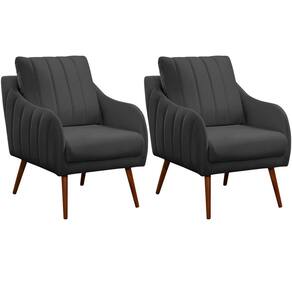 Kit 2 Poltronas para Sala e Escritório Decorativas Síria