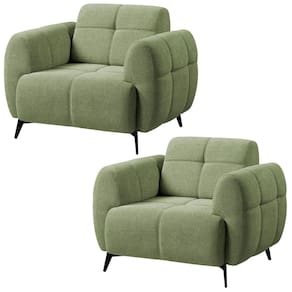 Kit 2 Poltronas para Sala e Escritório Decorativa Kania