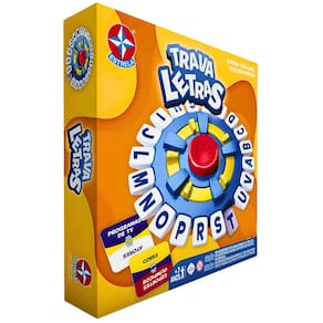 Jogo de Tabuleiro Divertido Trava Letras Estrela