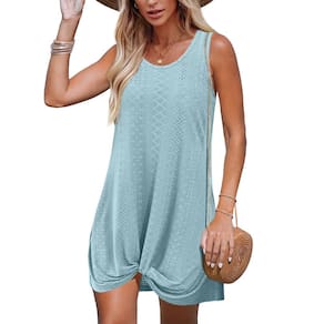 Swimsuit Coverup BKRIVE Bathing Suits 2025 para mulheres Azure L