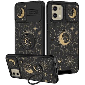 Capa de telefone Funermei para Moto G Stylus 5G 2024 mulheres e meninas