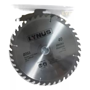 Disco Serra Aluminio 255Mm X 30C 40D Lsal-255-40D Lynus