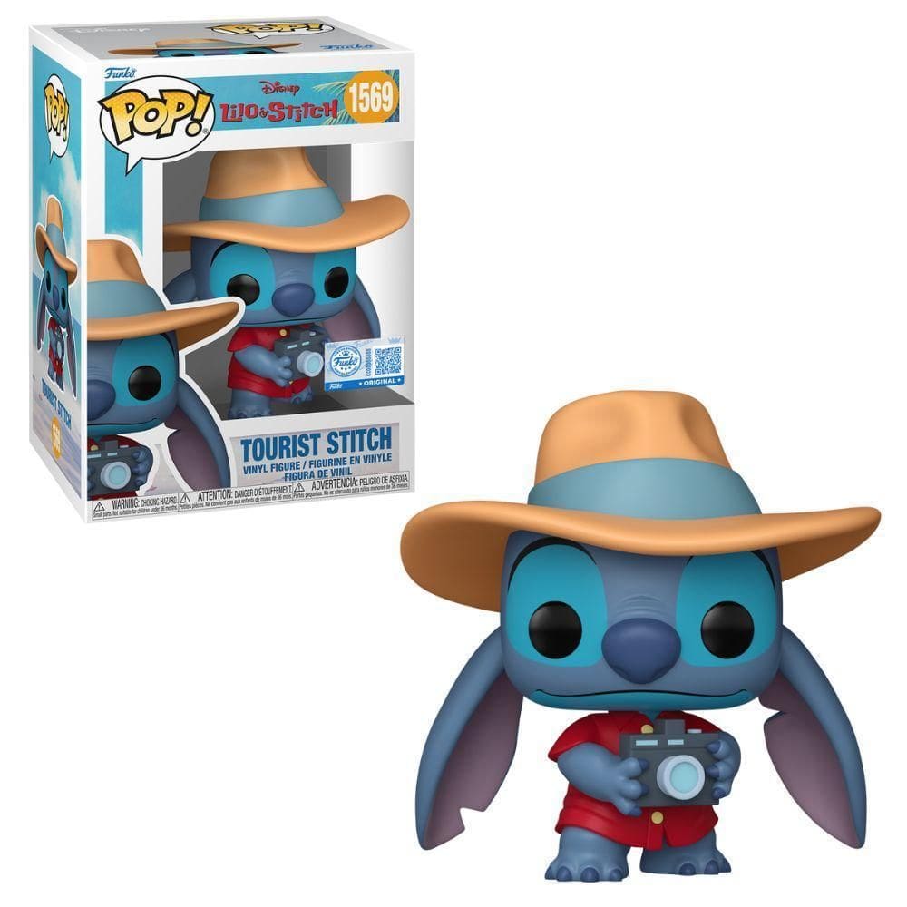 Boneco Funko Pop Disney Lilo & Stitch - Stitch Turista