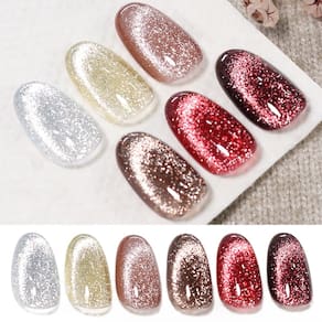 Conjunto de esmaltes de unhas Born Pretty Cat Magnetic Eye Gel, 6 unidades