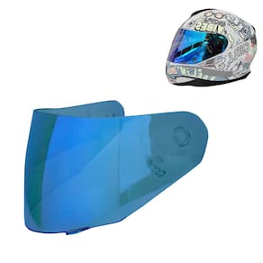 Viseira Capacete Norisk FF391 FF369 Iridium Azul - Polivisor