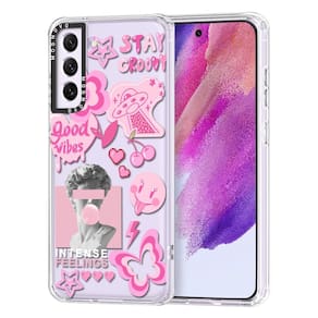 Capa de telefone MOSNOVO para Samsung Galaxy S21 FE Pink Culture