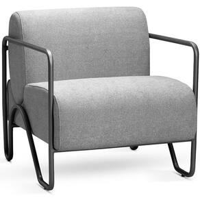 Poltrona para Sala e Escritório Base de Metal Melin