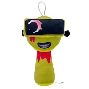 Jogo de pelúcia Super JAKES Sprunki para crianças adultas, amarelo, vermelho